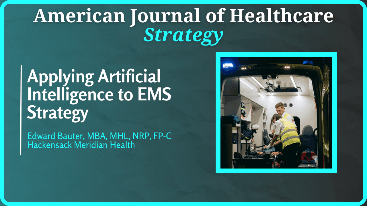 Applying Artificial Intelligence to EMS Strategy
