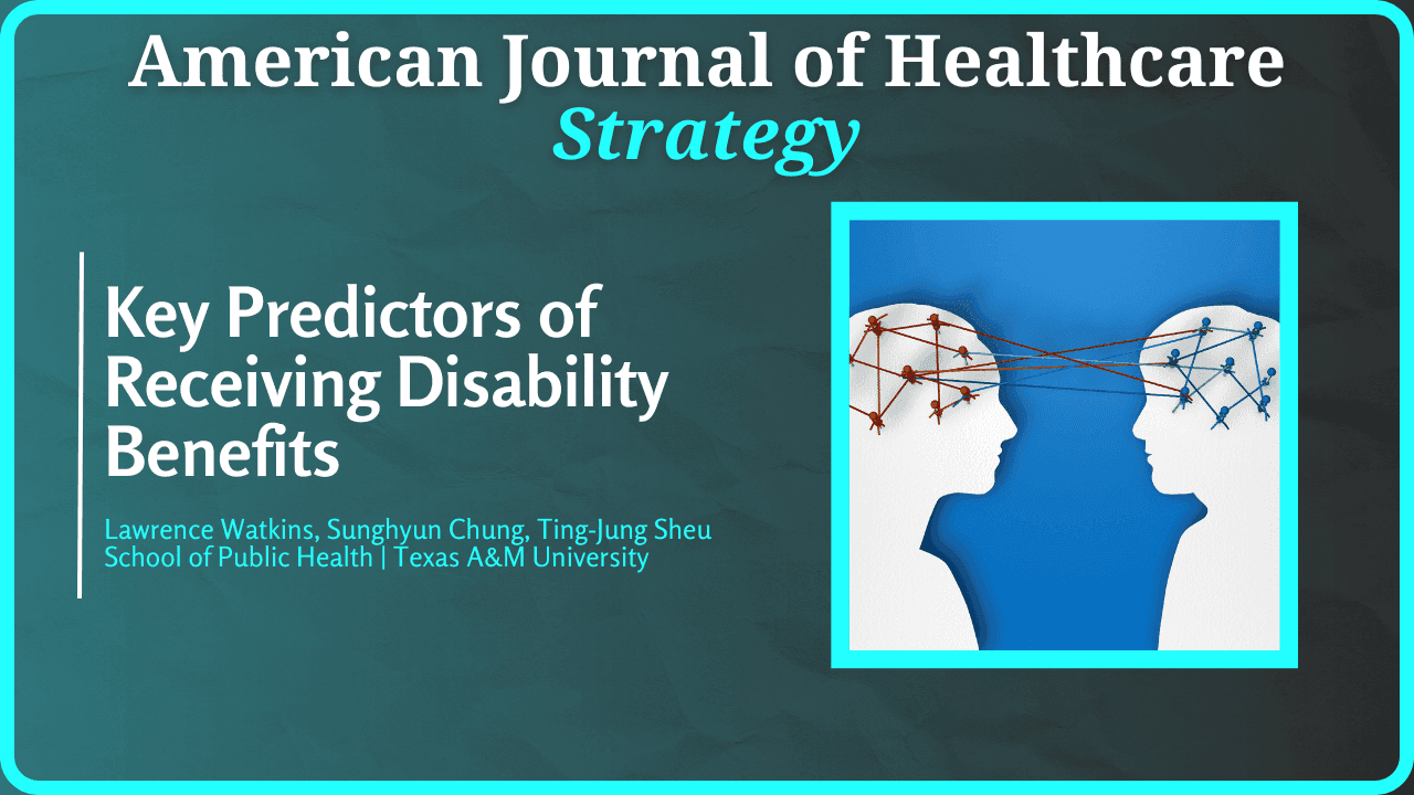 Key Demographic and Mental Health Predictors of Receiving Disability Benefits with Mental Health Limitations